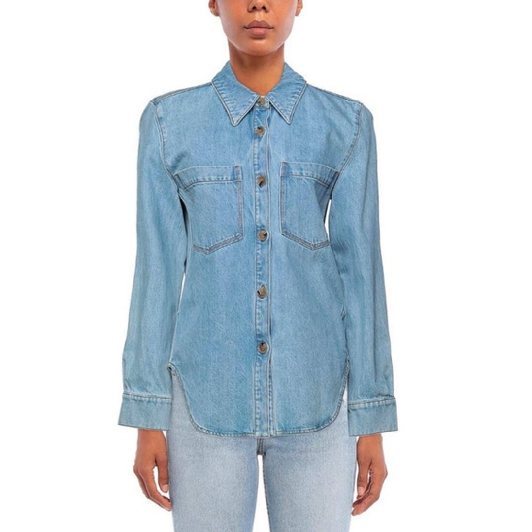 Nanushka Denim Button-Up Shirt from Nanushka