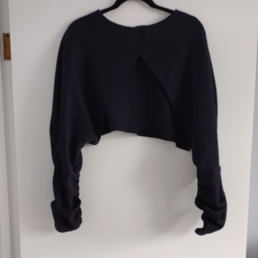 COS Open-Back Wool Bolero Jacket