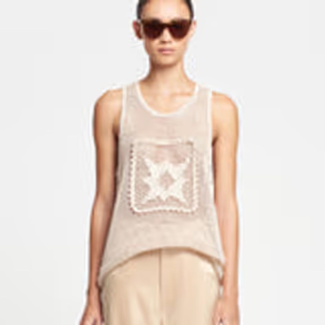 Nyam - Crochet Tank Top - Creme