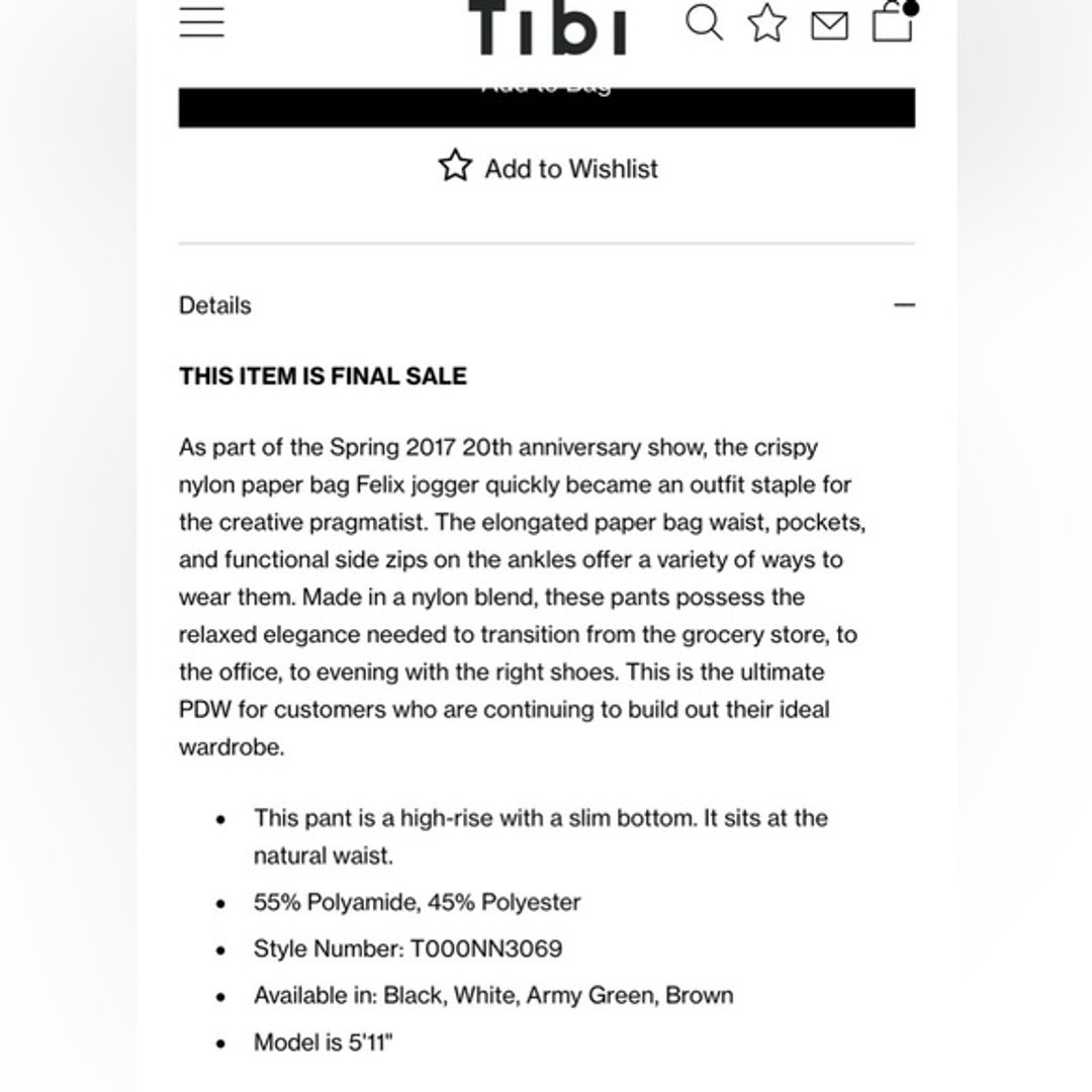 Crispy Nylon Paper Bag Felix Jogger