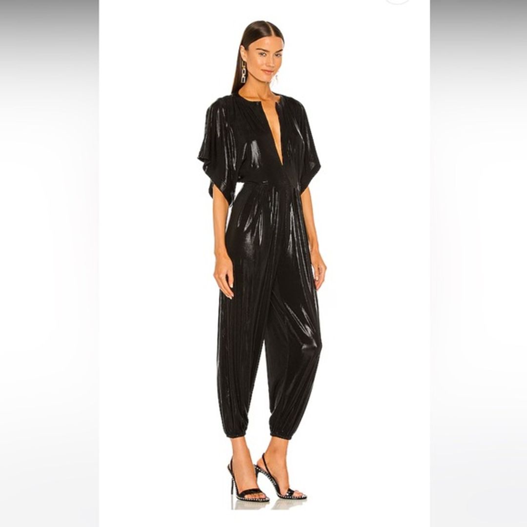 Norma Kamali Rectangle Jog Jumpsuit in Black