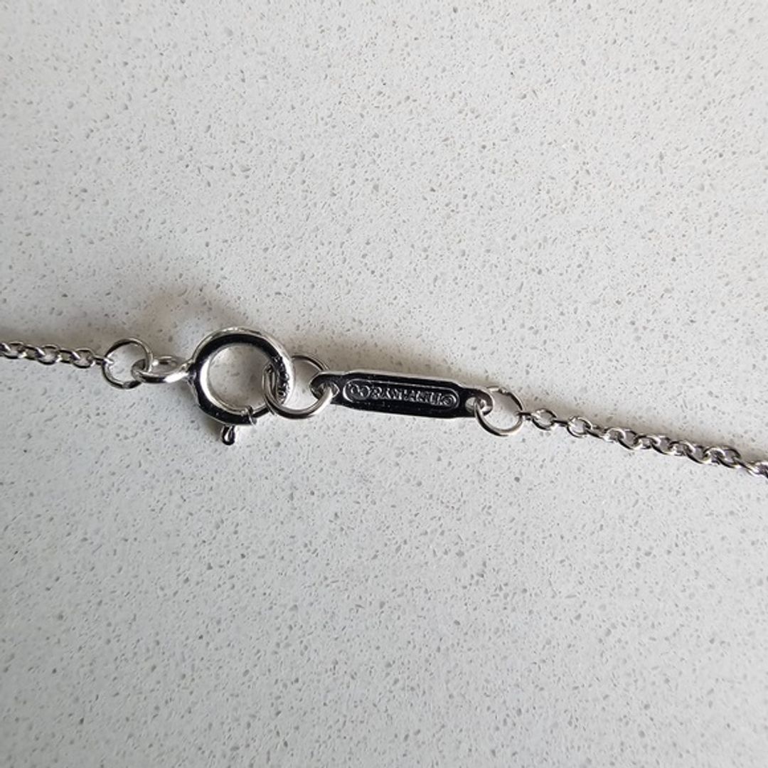 Tiffany & Co. Platinum Victoria Key Pendant Necklace with Diamonds