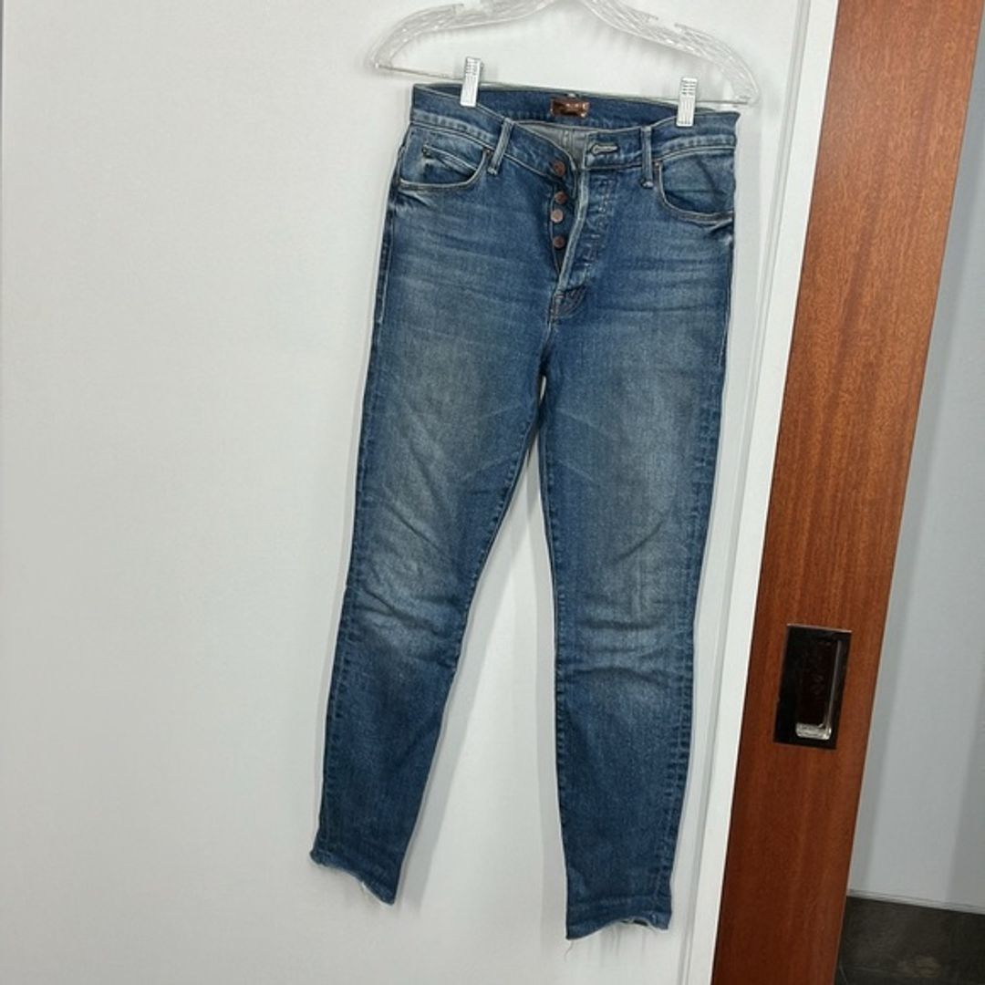 Mother The Stunner Ankle Fray Jeans