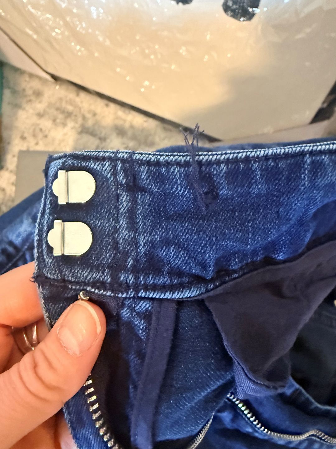Tibi Classic Indigo Denim Barry Jean
