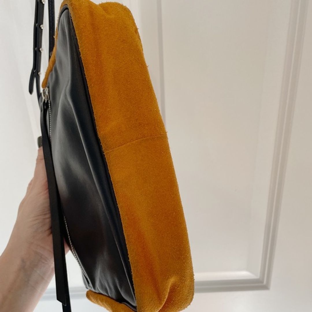 Jil Sander Navy Leather/Suede Bag