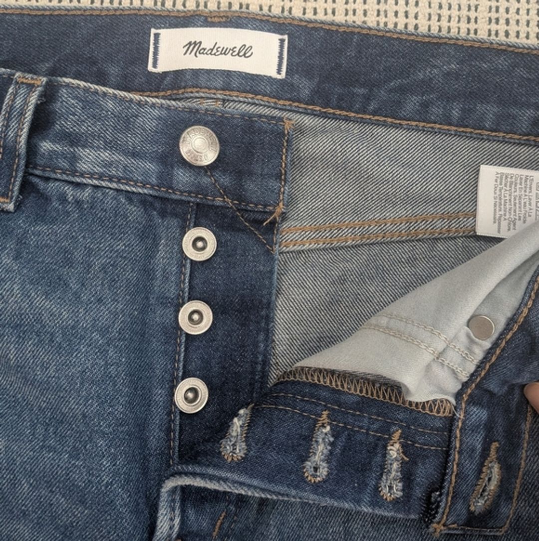 NWT Madewell The Dean Easy Straight Jean