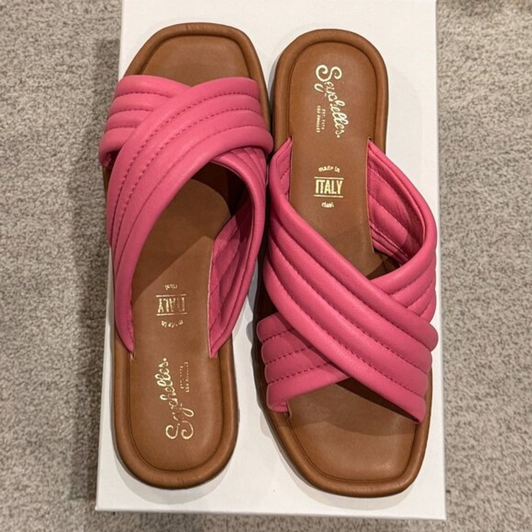 Seychelles Pink Word for Word Flat Sandals