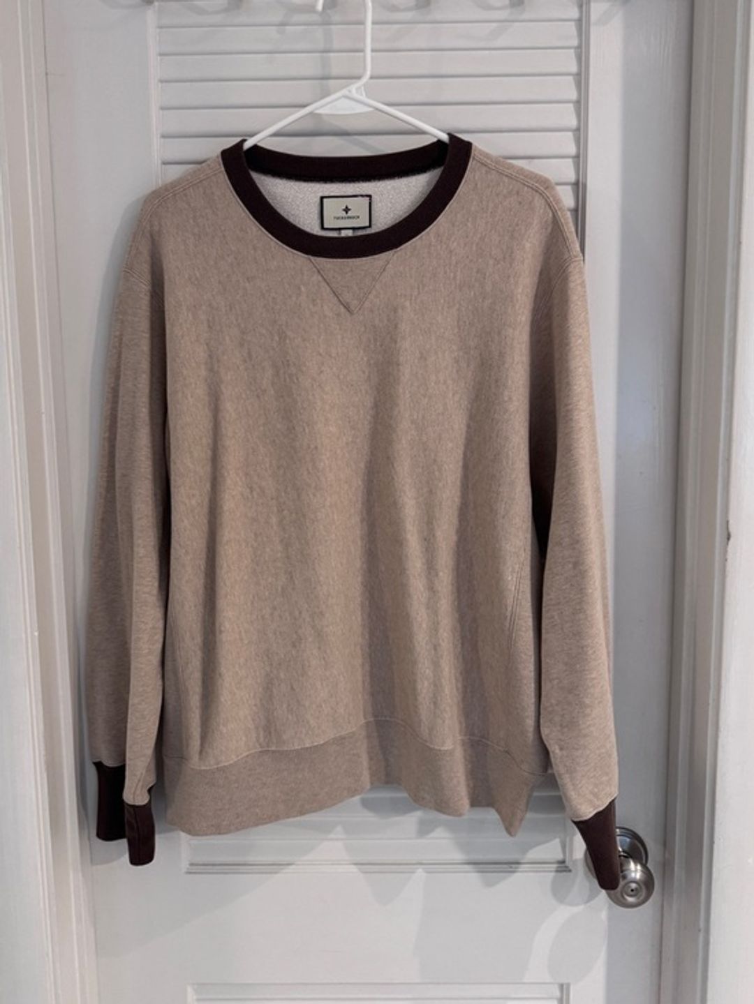 Tuckernuck Tnuck Sport Heather Sandstone & Brown Sweatshirt