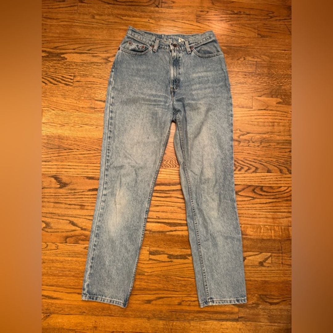 Levi's Made in the USA Vintage Light Blue Straight Leg Jeans