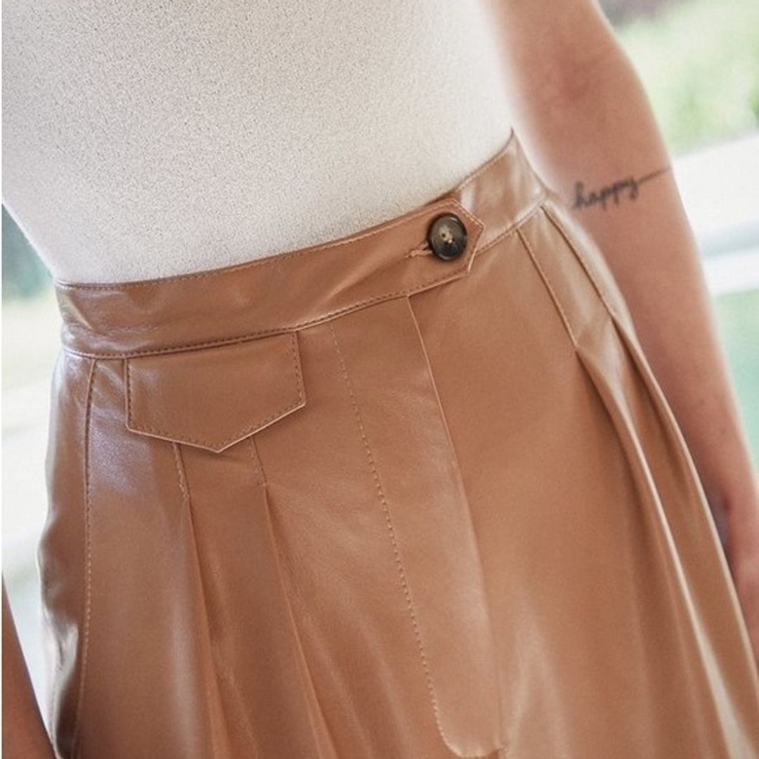 Nanushka Mitsu Vegan Leather Trousers