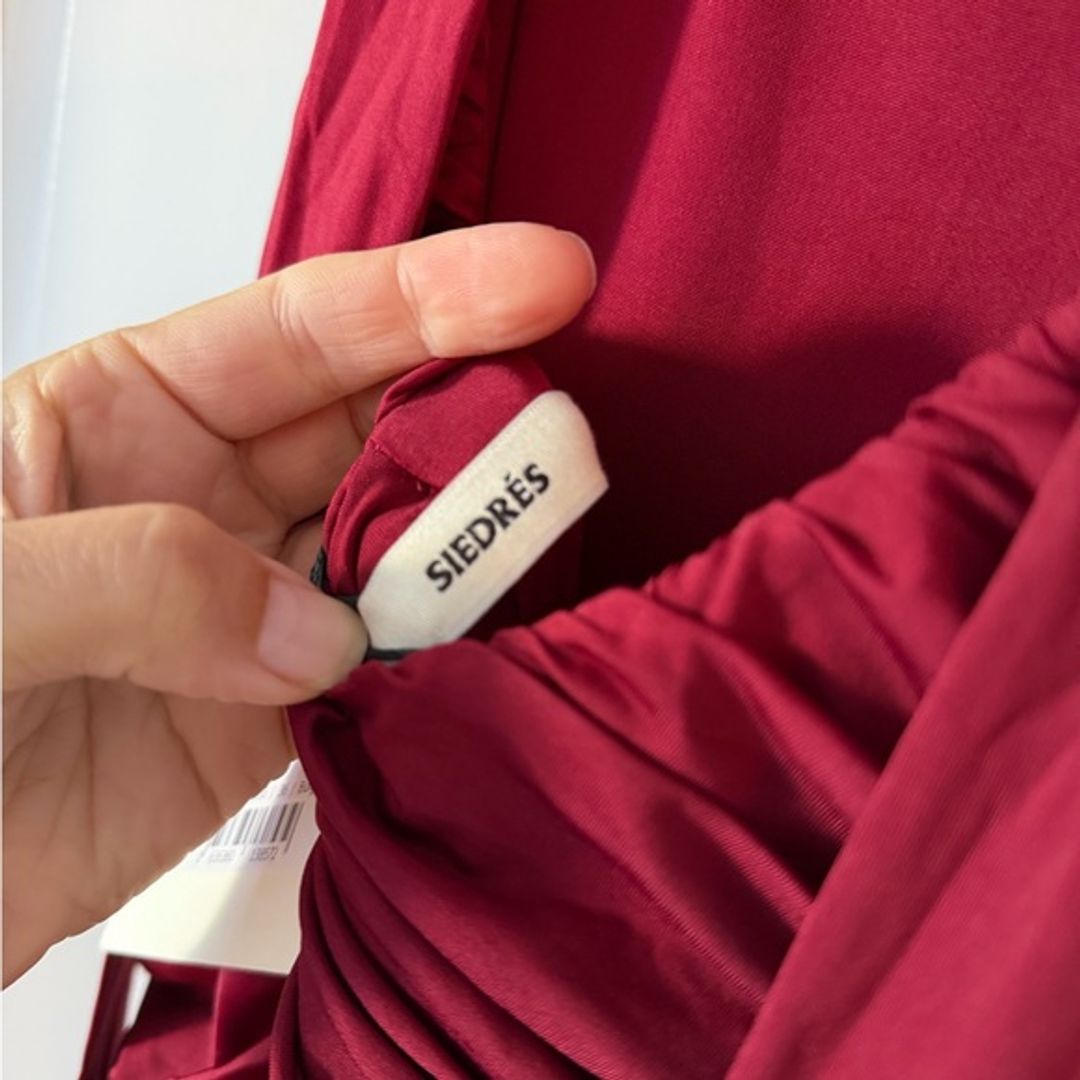 NWT Siedrés Burgundy Maxi Dress