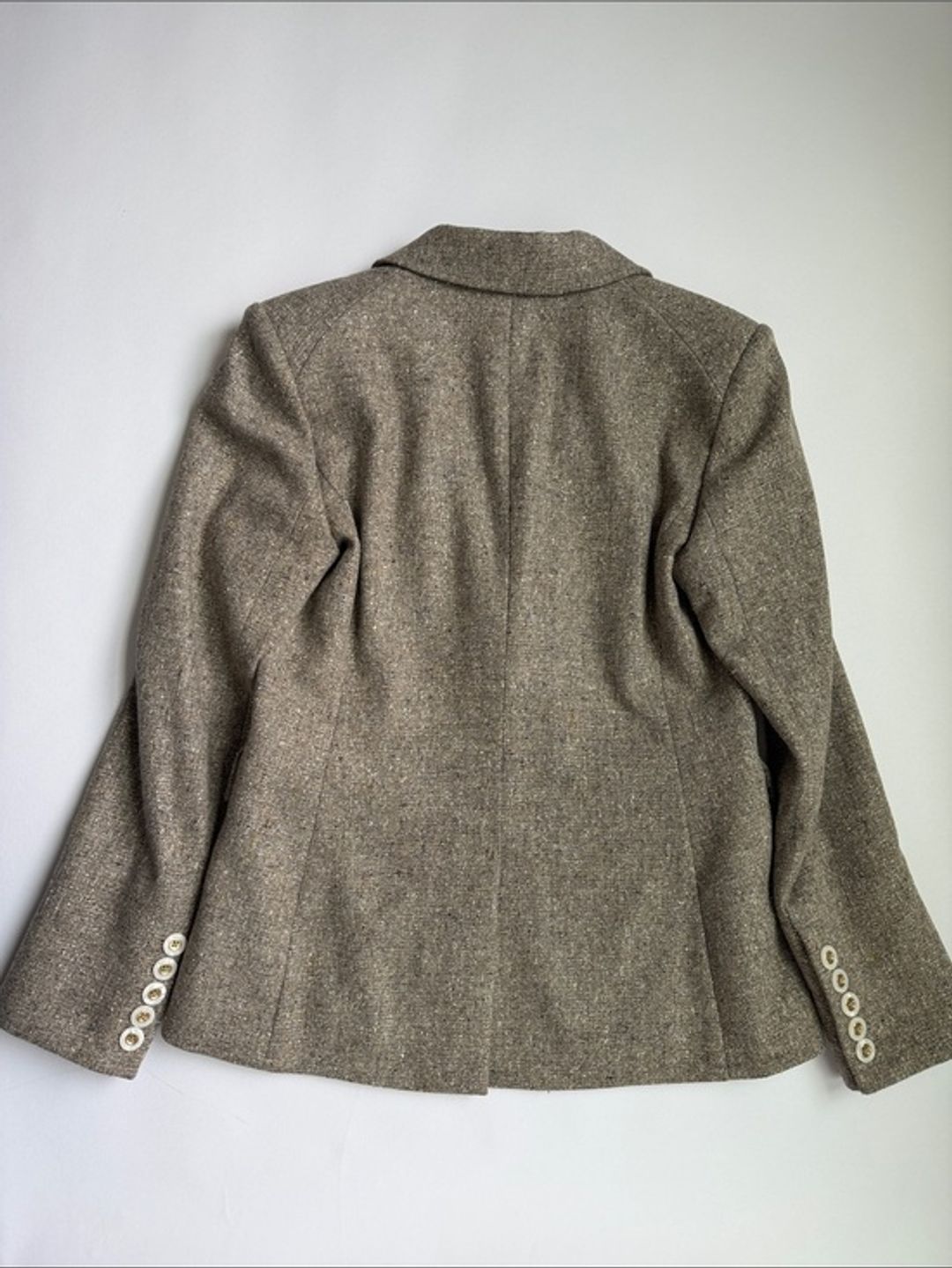Veronica Beard Double-Breasted Tweed Blazer