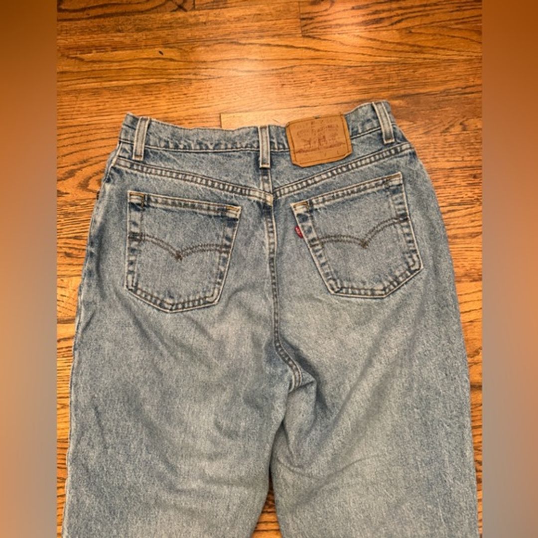 Levi's Made in the USA Vintage Light Blue Straight Leg Jeans