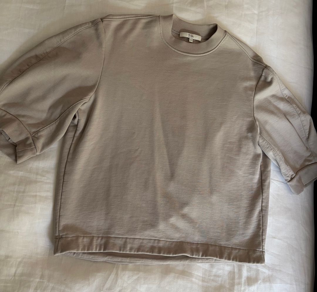 Sculpted Short Sleeve Sweatshirt