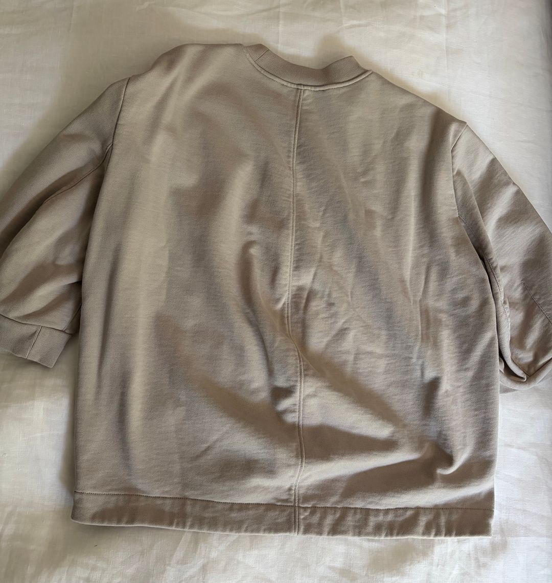 Sculpted Short Sleeve Sweatshirt