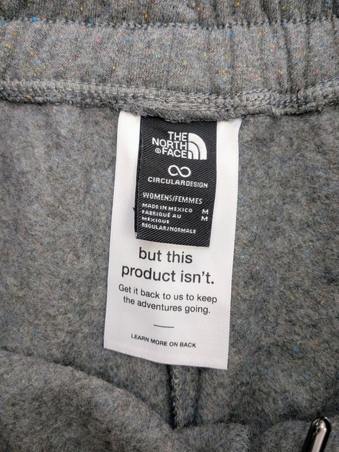 The North Face Regrind Shorts in Gray with Elastic Waistband