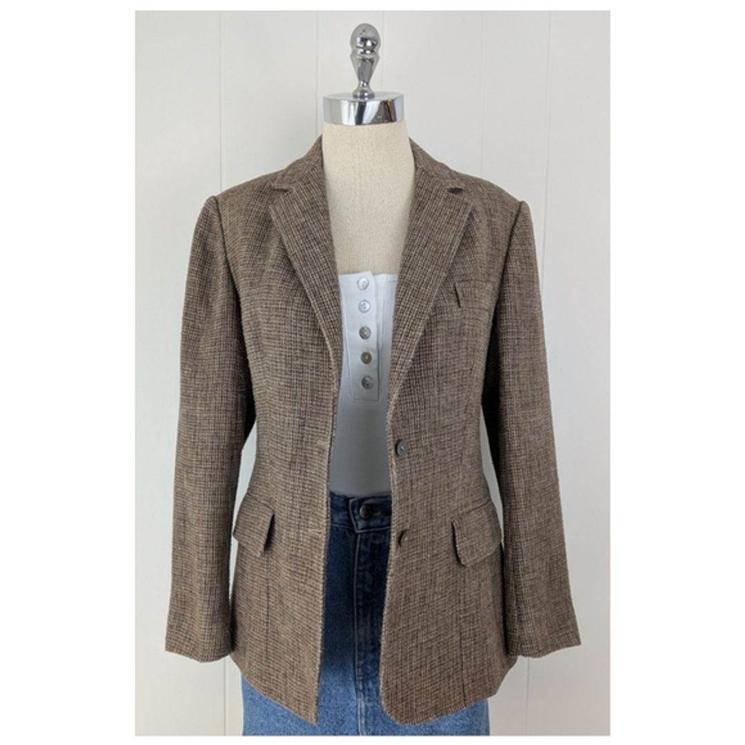 Vintage 70's Evan-Picone Structured Tweed Blazer