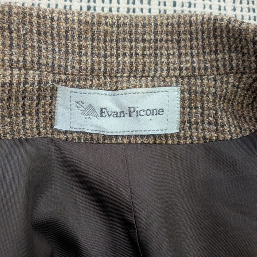 Vintage 70's Evan-Picone Structured Tweed Blazer