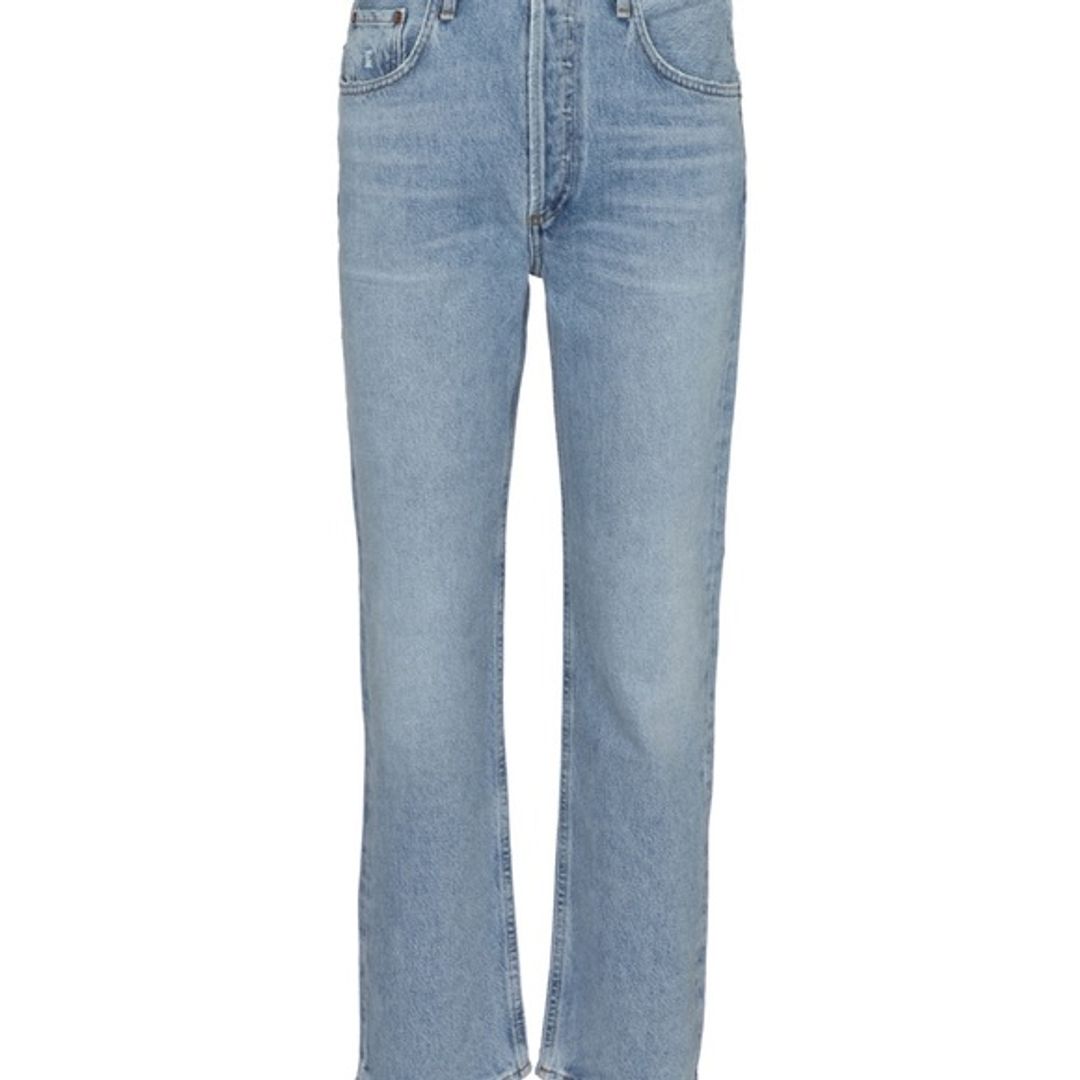 AGolde Ripley Mid-Rise Straight Jeans