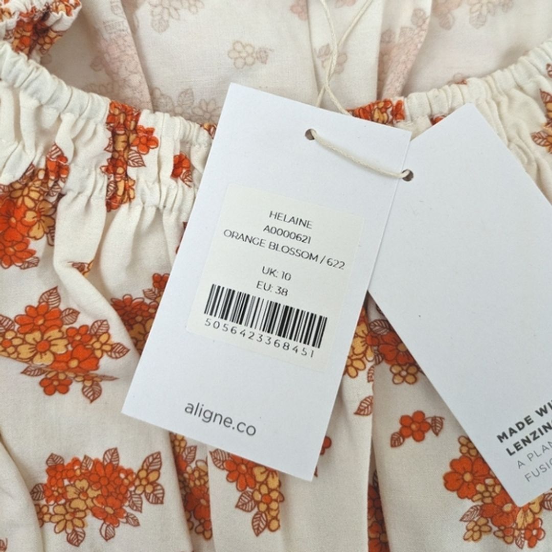 NWT Aligne Helaine Shirred Waist Midi Dress