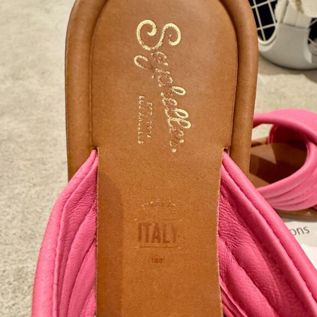 Seychelles Pink Word for Word Flat Sandals