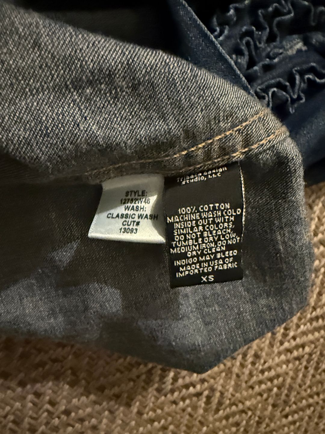 LEXA DENIM SHIRT IN CLASSIC WASH