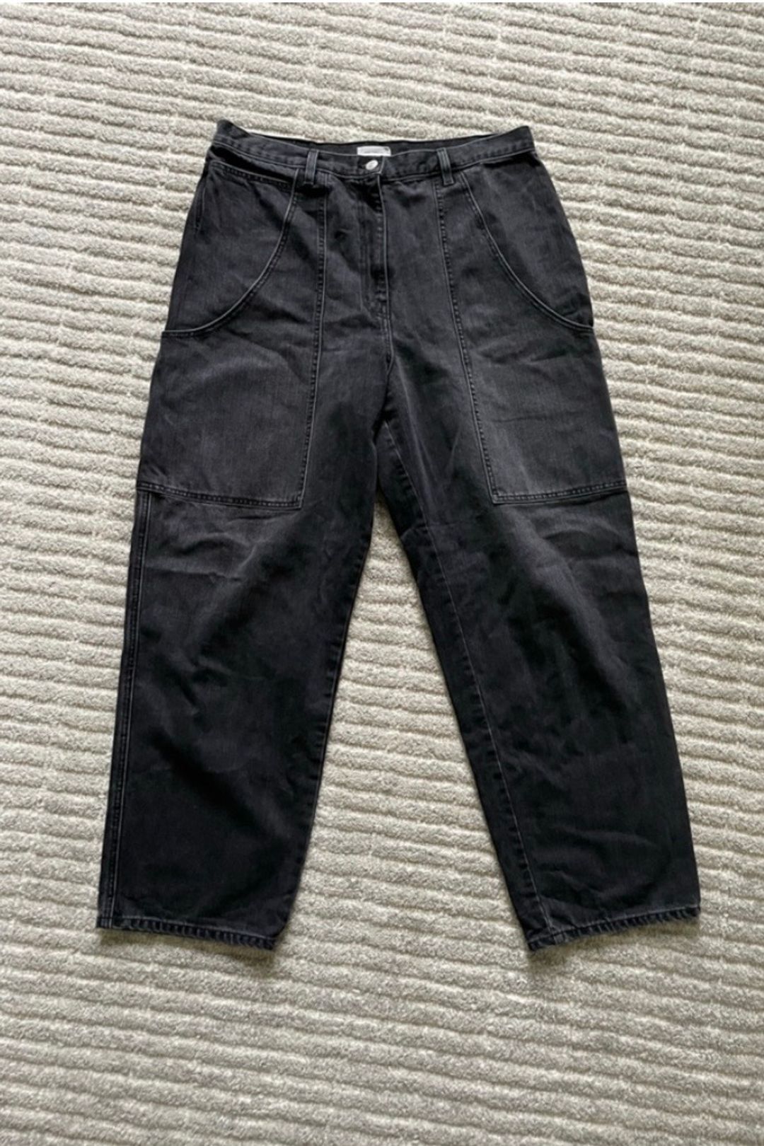 CARGO BARREL JEAN - WASHED BLACK