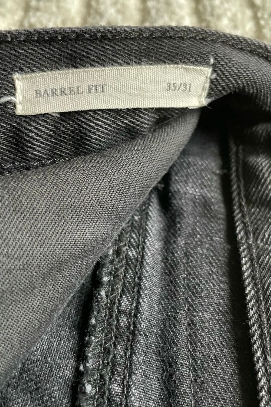 CARGO BARREL JEAN - WASHED BLACK