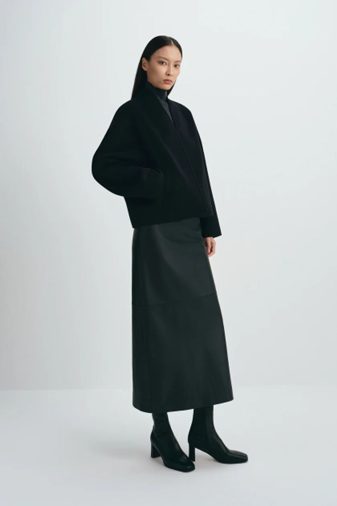 Jaures Wool & Cashmere Shawl Collar Coat