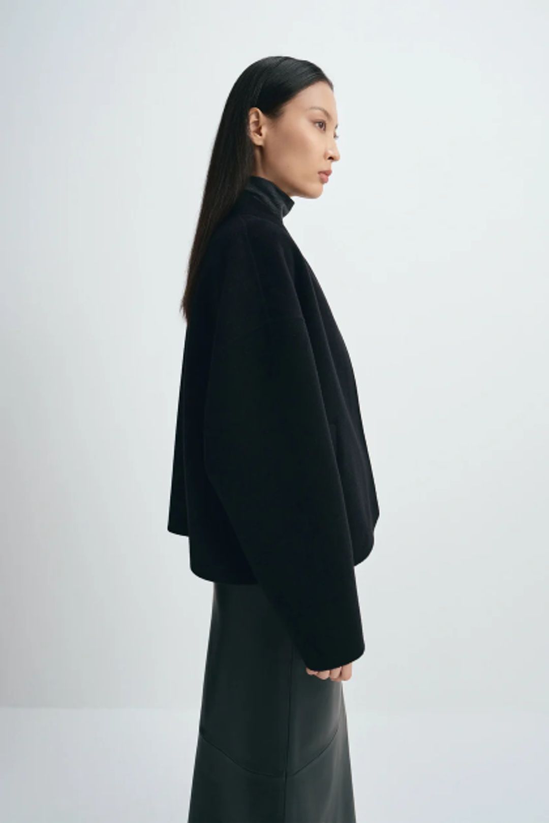 Jaures Wool & Cashmere Shawl Collar Coat