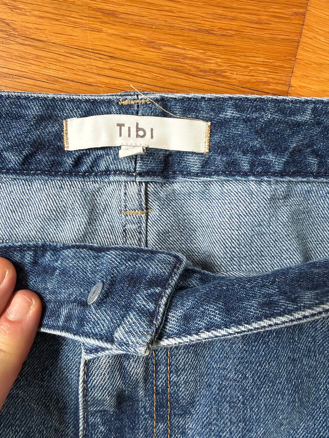 Spring Denim Tuck Jean