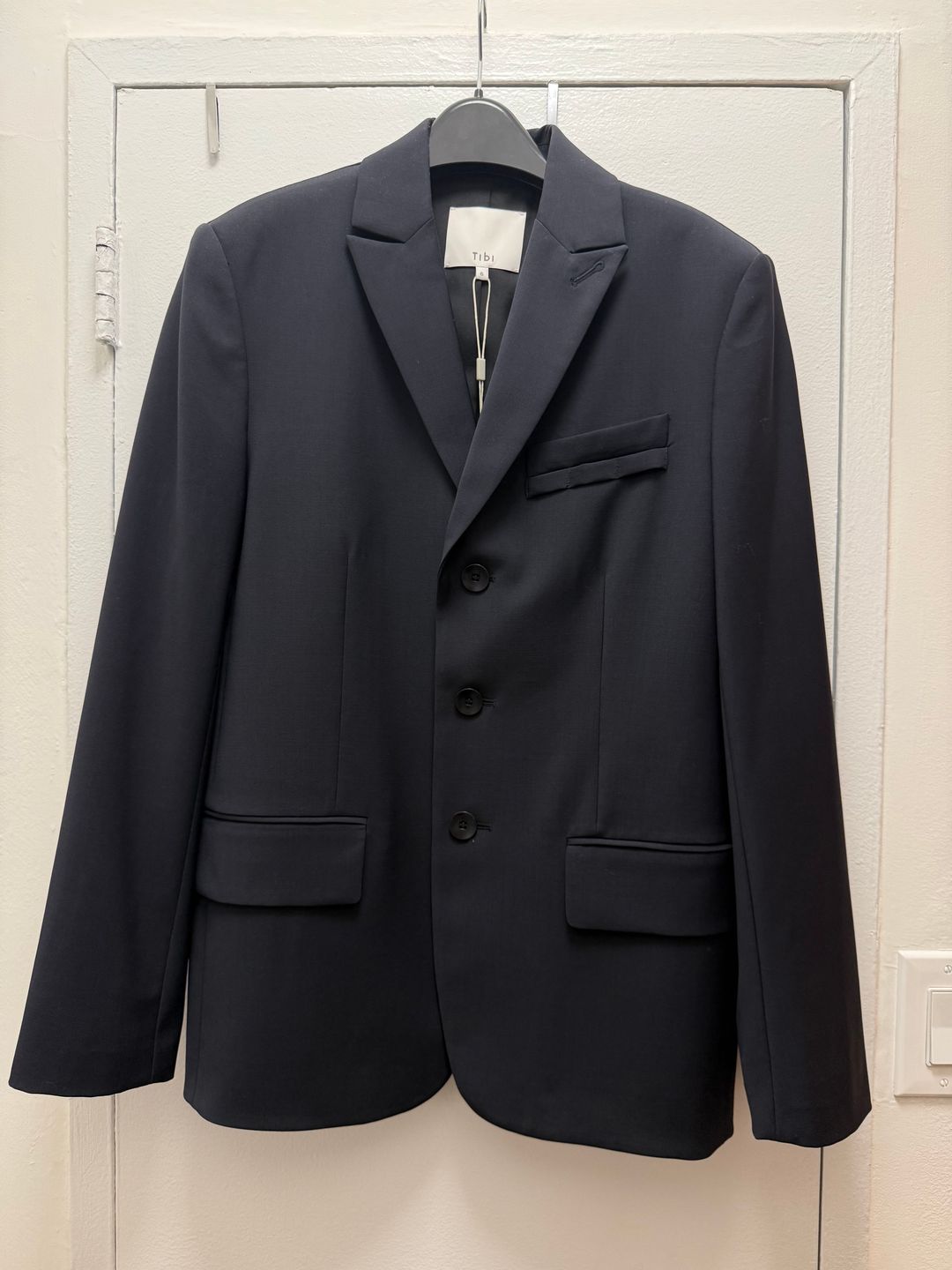 Tropical Wool Dennis Cutout Blazer