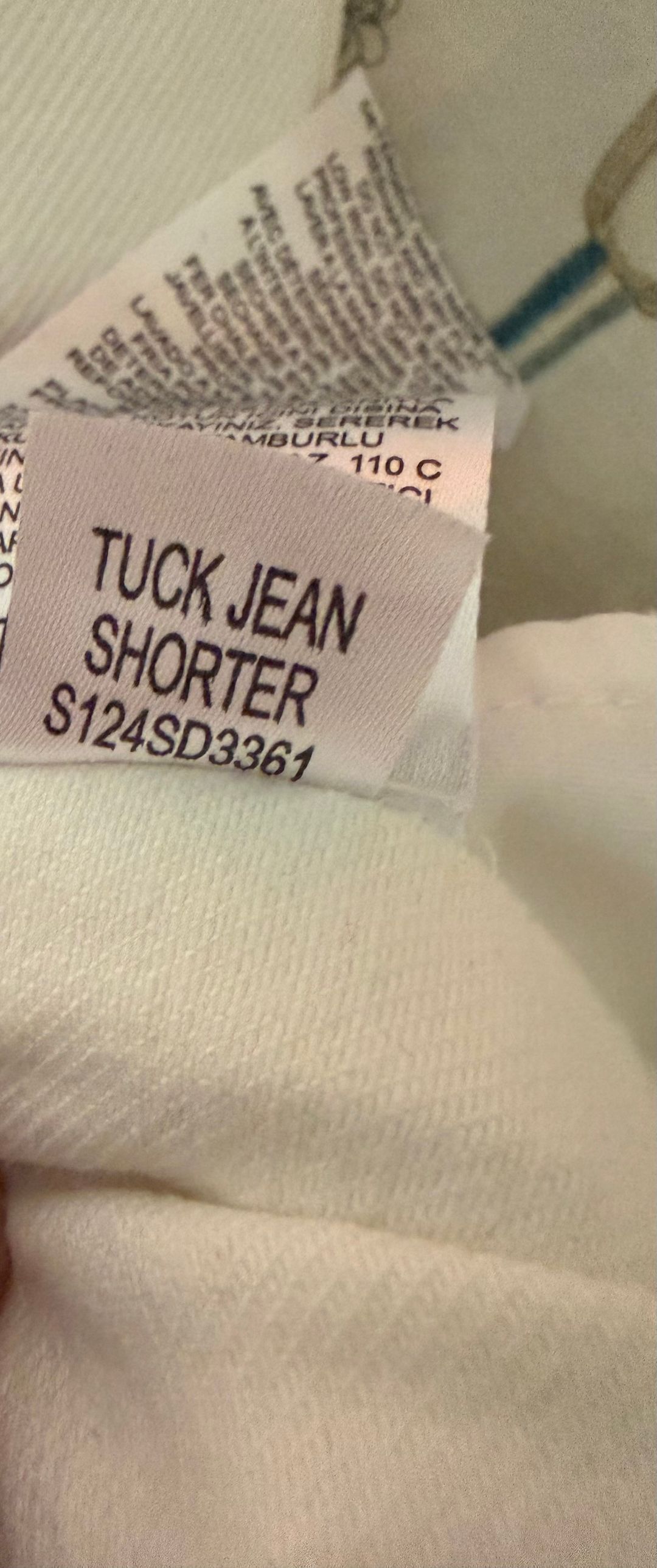 Spring Denim Tuck Jean