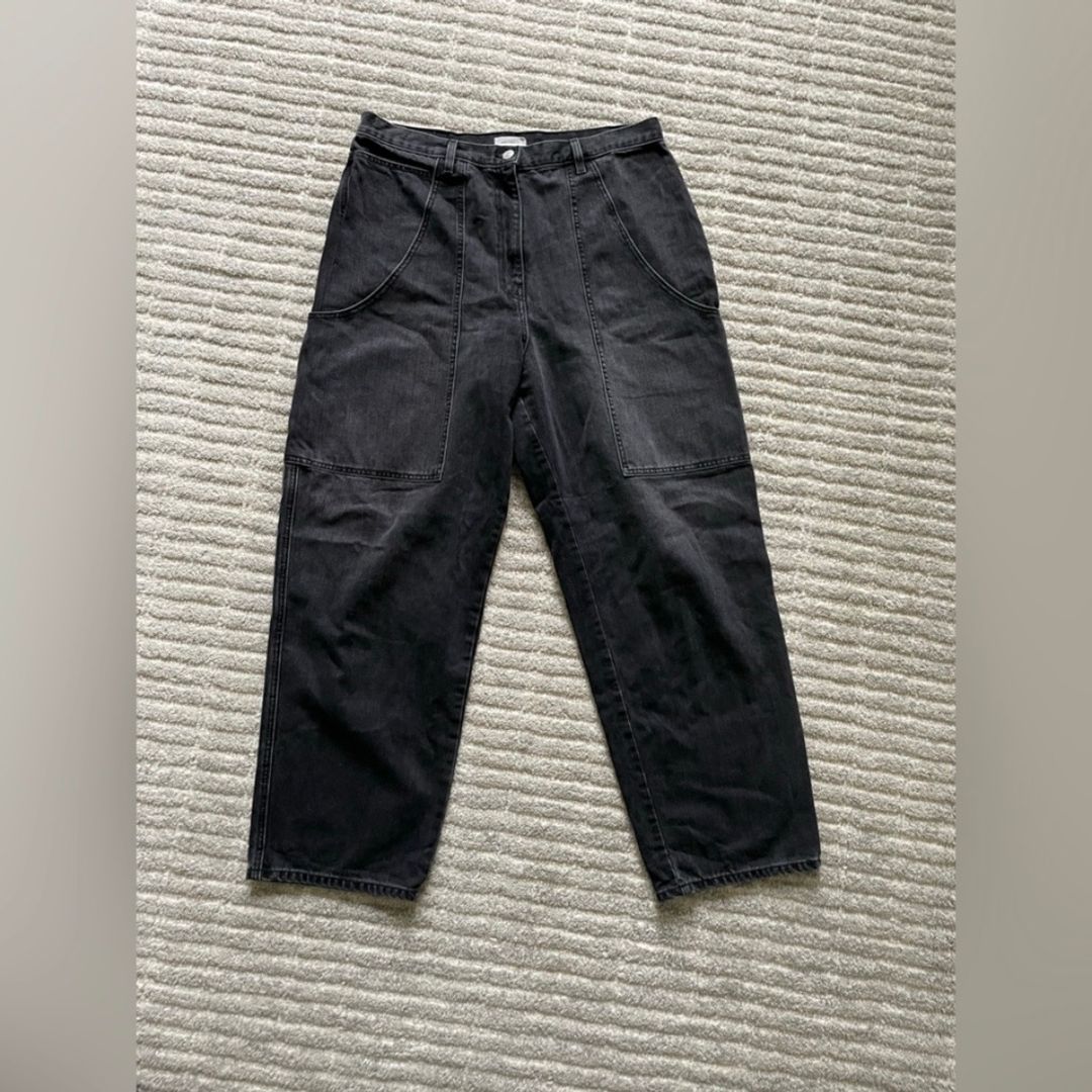James Street Co CARGO BARREL JEAN - WASHED BLACK