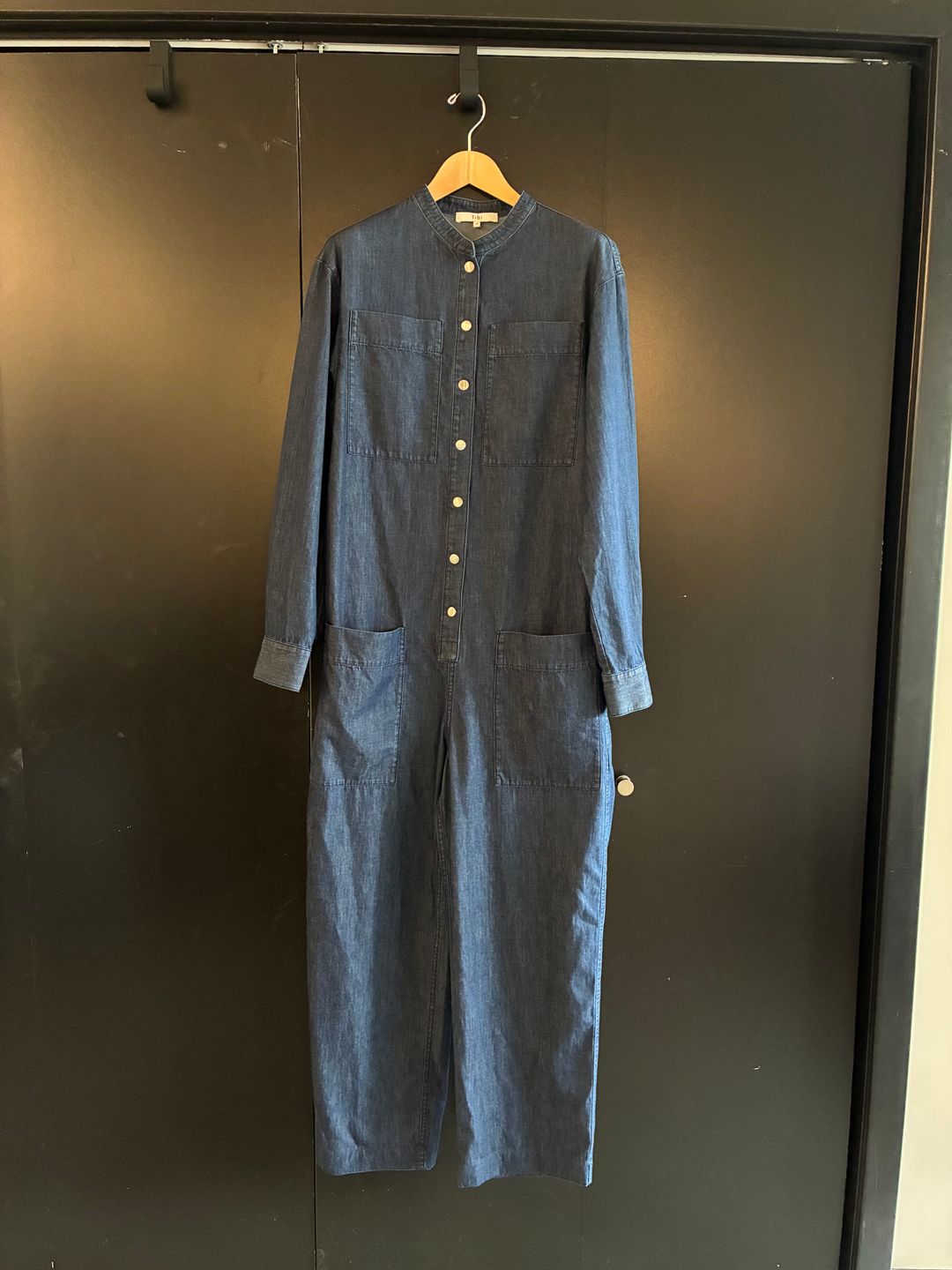 Tibi Summer Denim Jumpsuit
