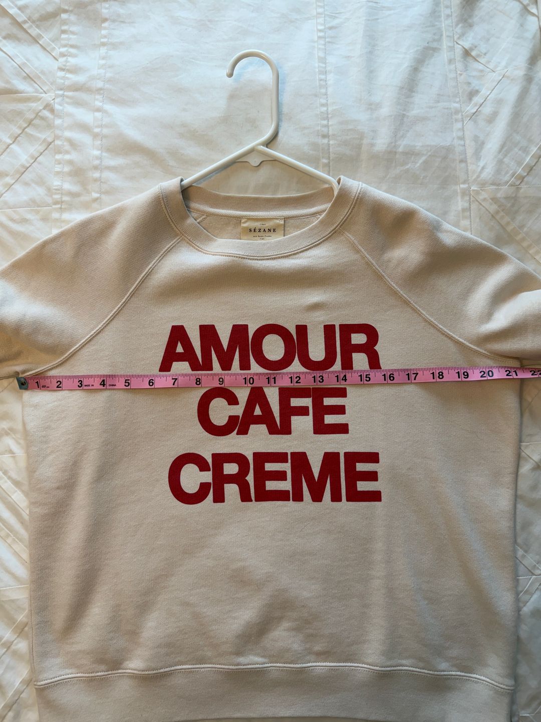 Amour Cafe Creme Sweatshirt XS