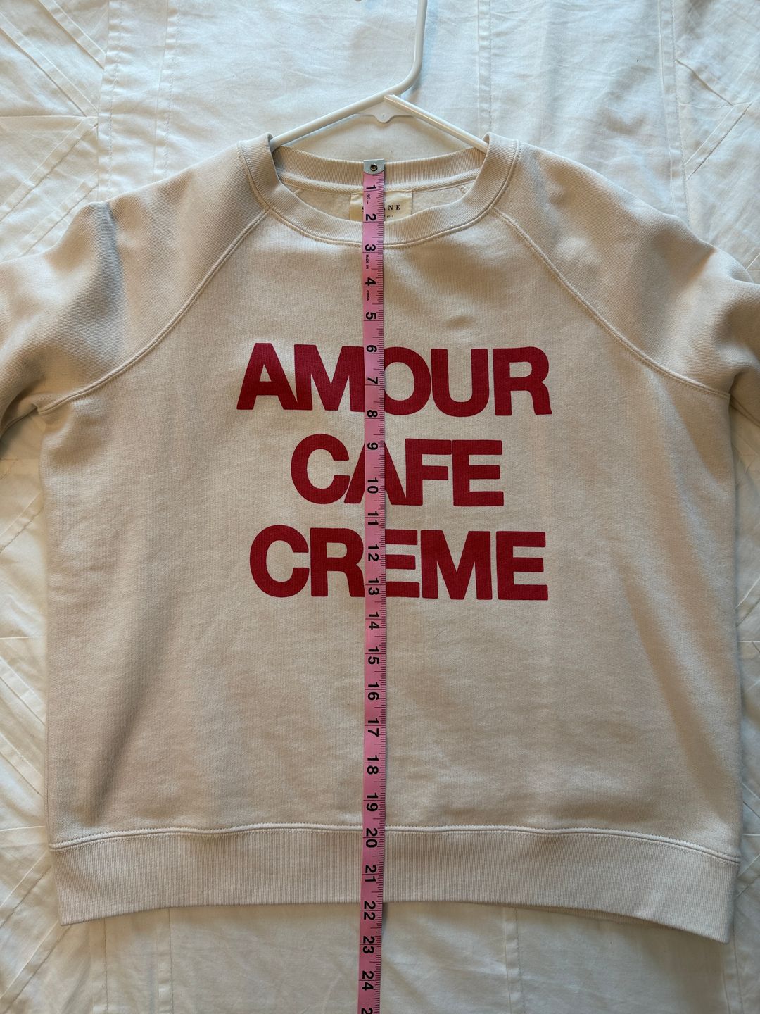 Amour Cafe Creme Sweatshirt XS