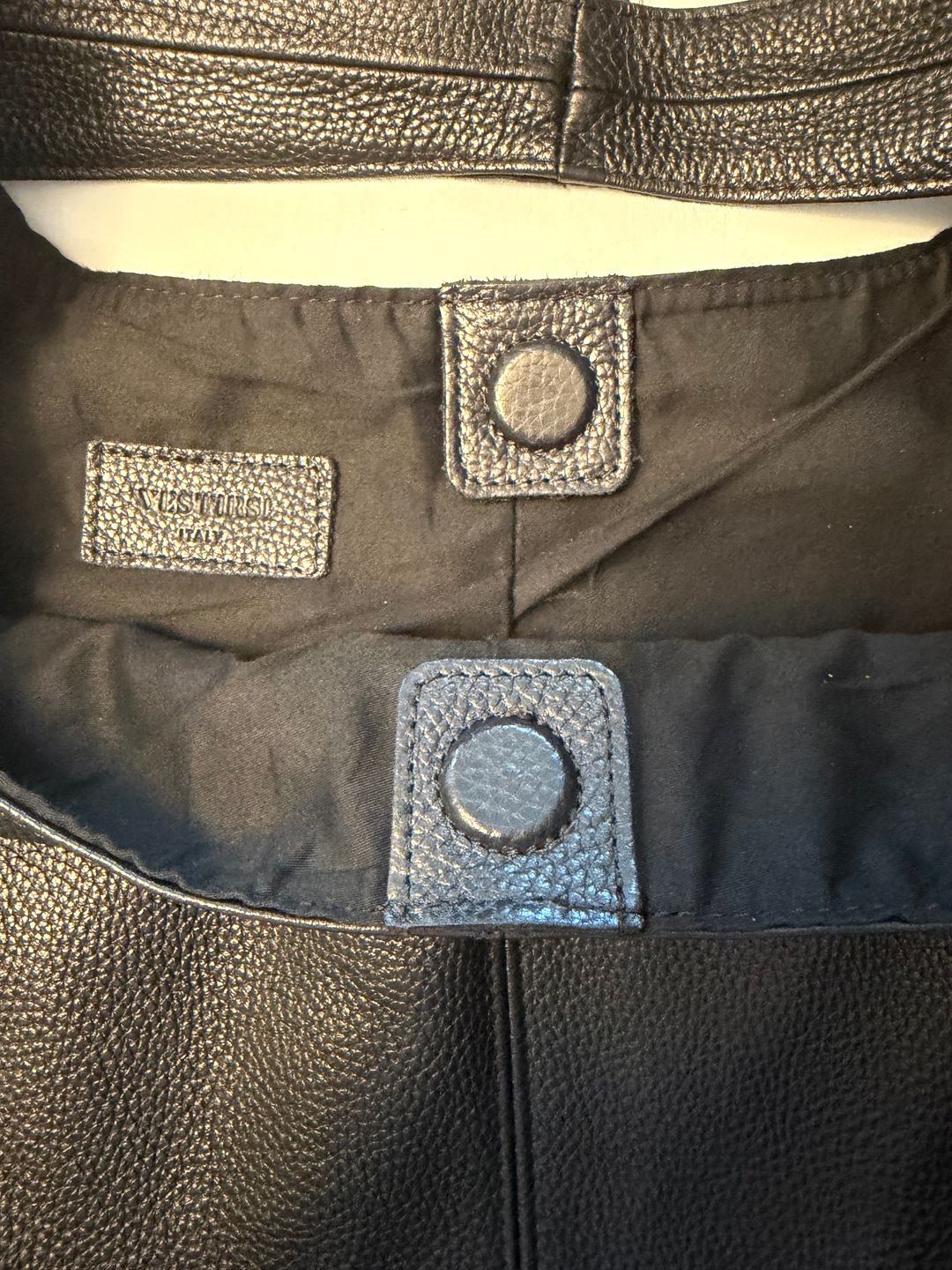 Scarlett Black Leather Shoulder Bag