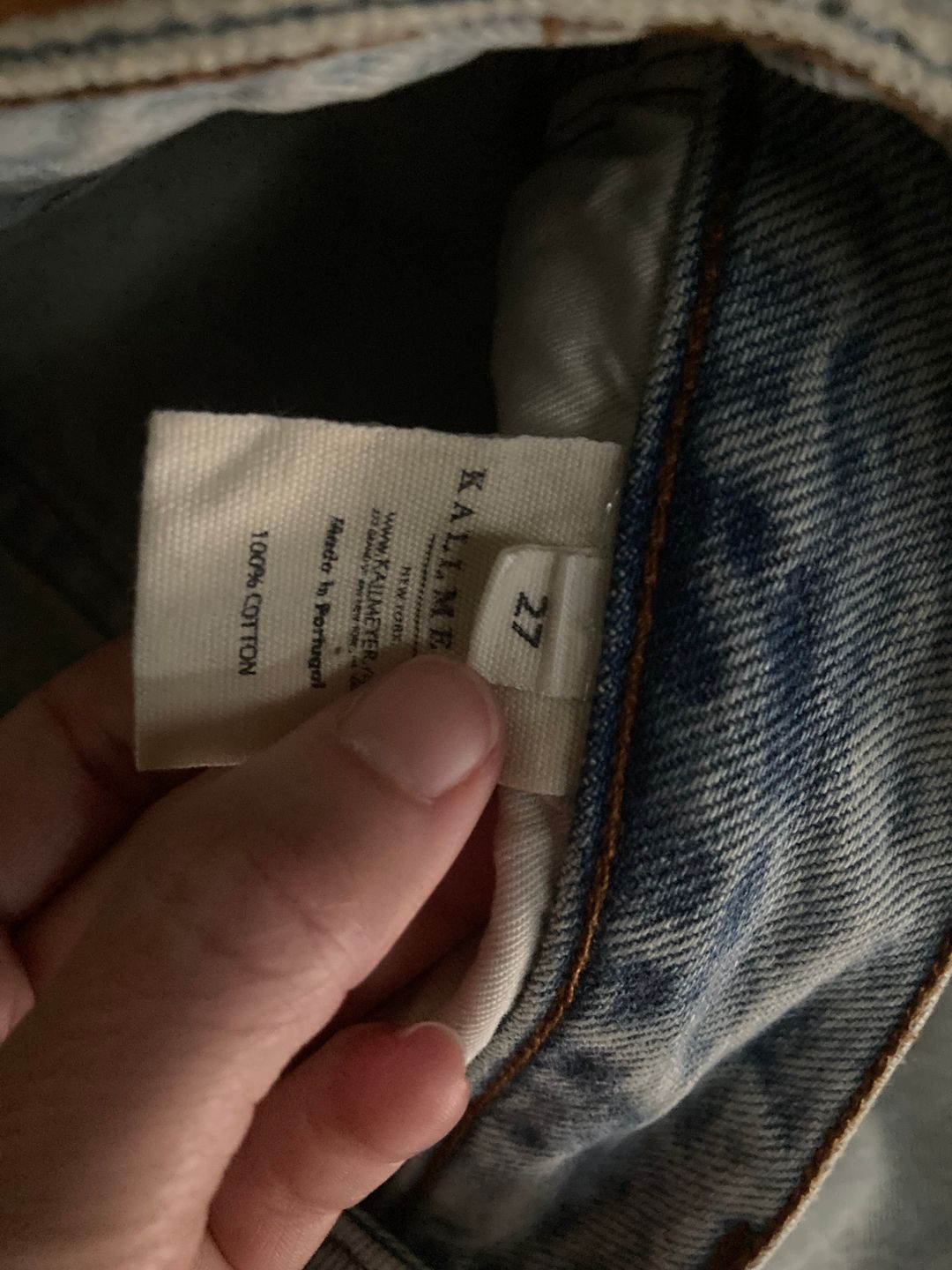 Adina Low-Rise Jean in Cotton Denim