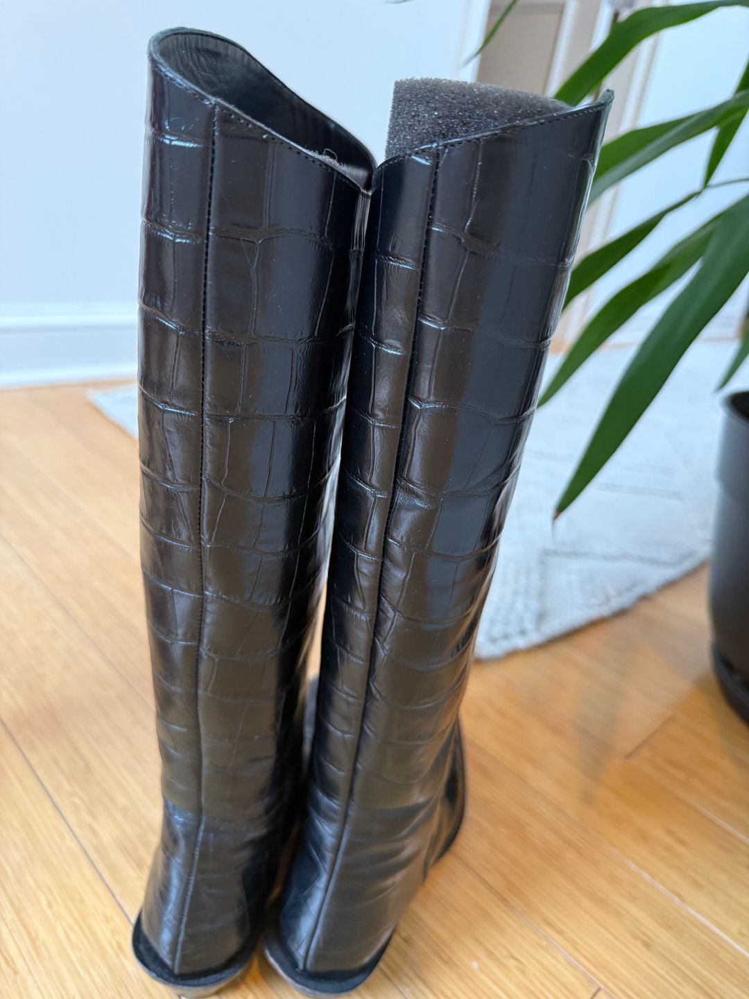 Black Knee-High Boots