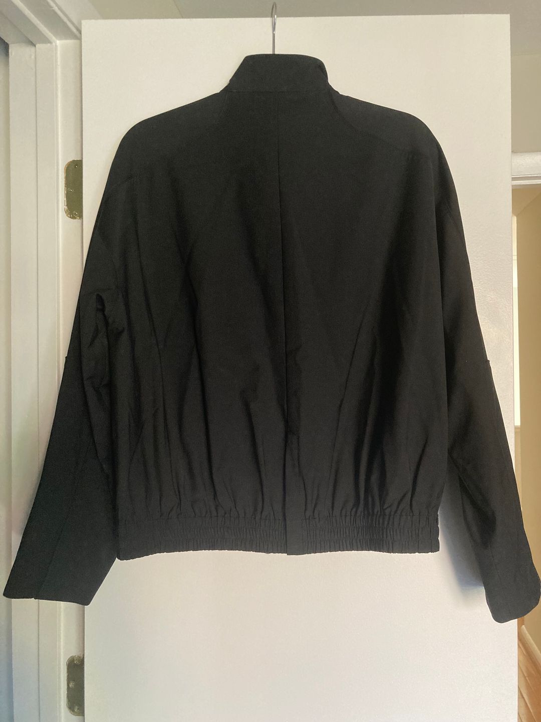 Recycled Tropical Wool Moto Bomber