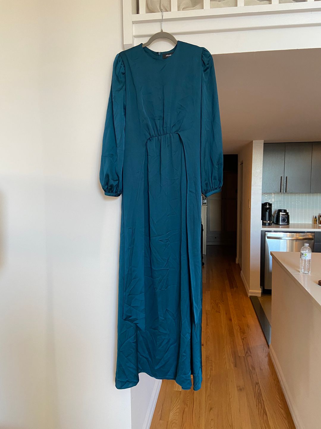 Long silk dress