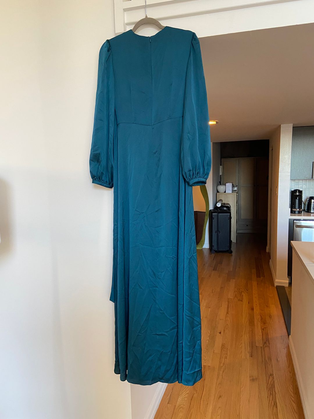 Long silk dress