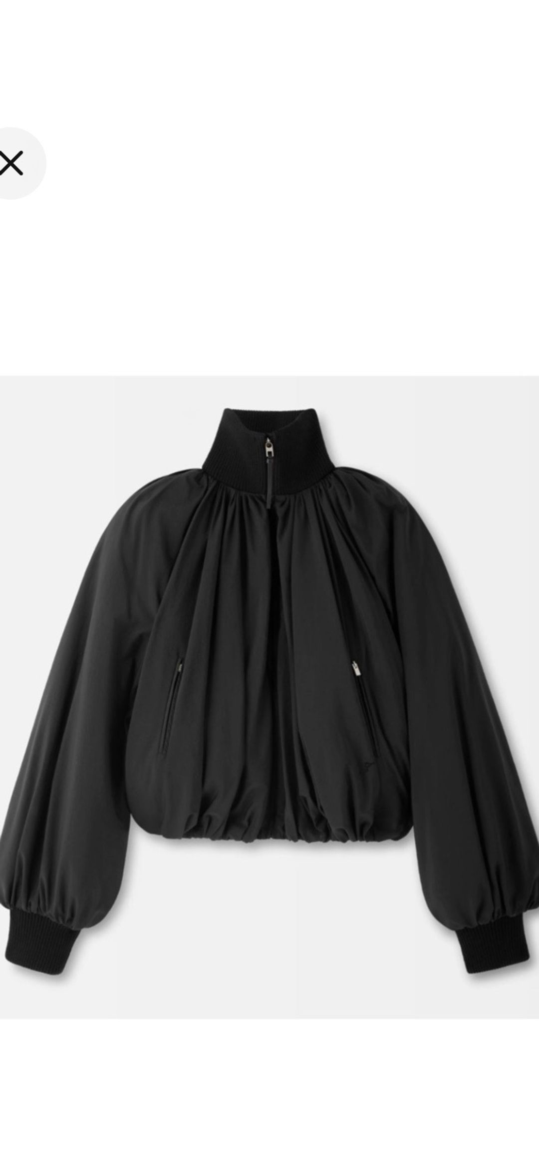 The Pallone bomber jacket in black