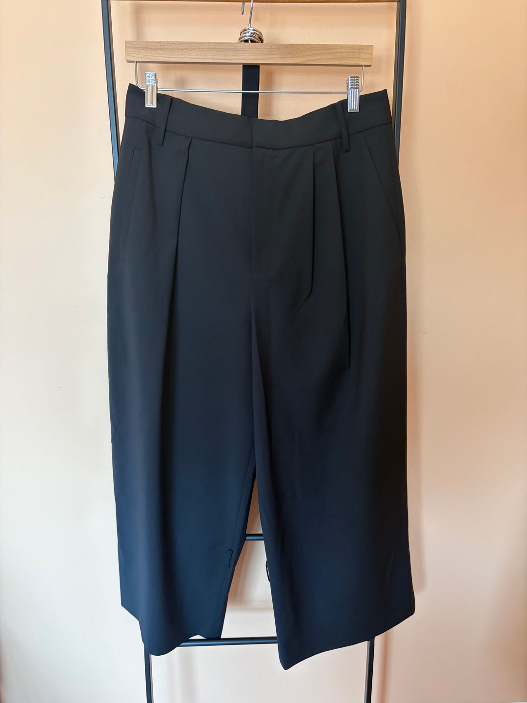 Tropical Wool Stella Pant with Removable Ankle Bands