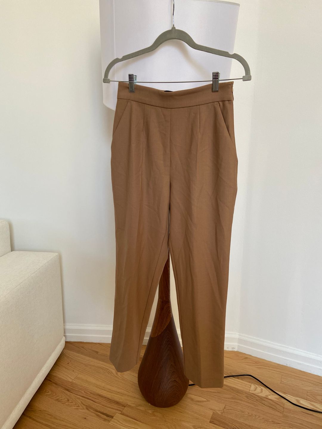 Beige trousers