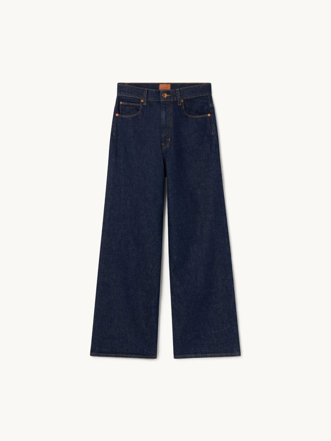 NWT High Waist Wide A Leg Jean Raw Rinse 31 