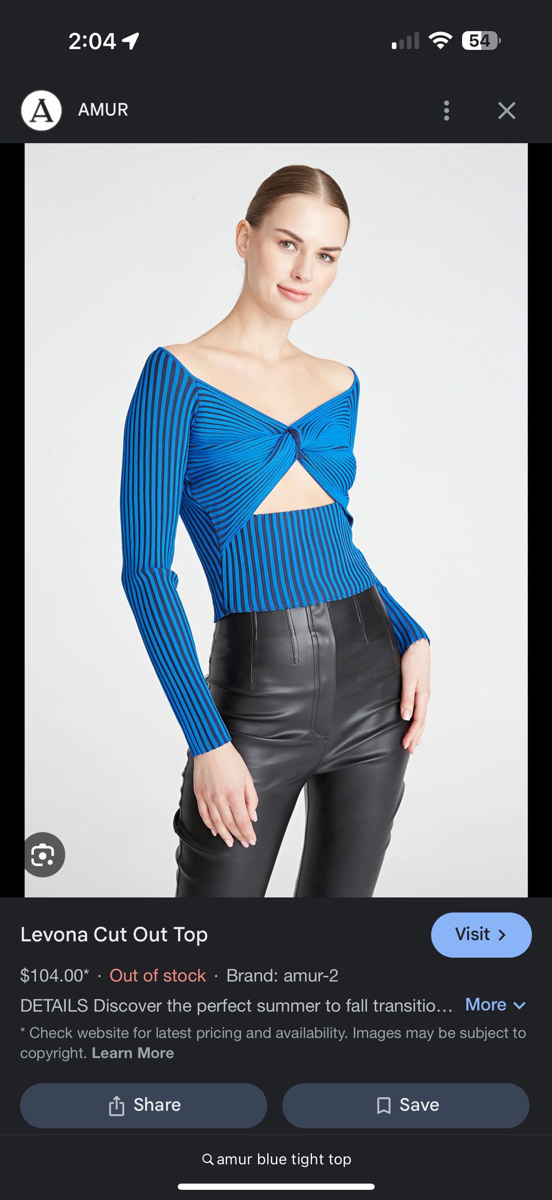 Lenova Cutout Top