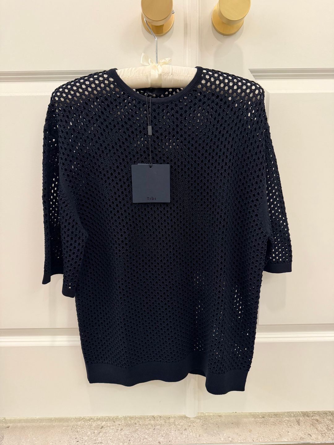 Crochet Netting Oversized Easy T-Shirt