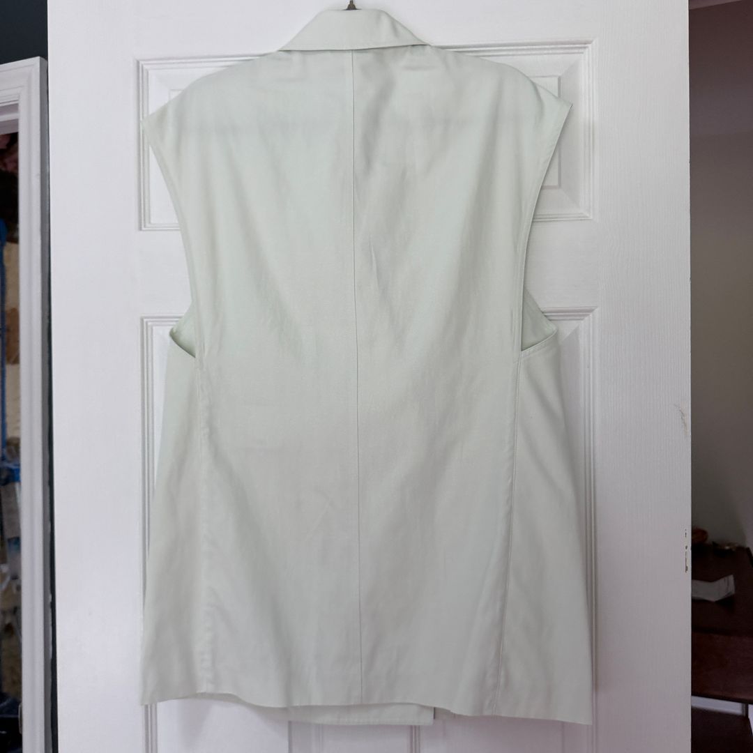 Drapey Suiting Oversized Double Breasted Vest